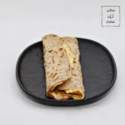 White Cheese and Eggs Chapati